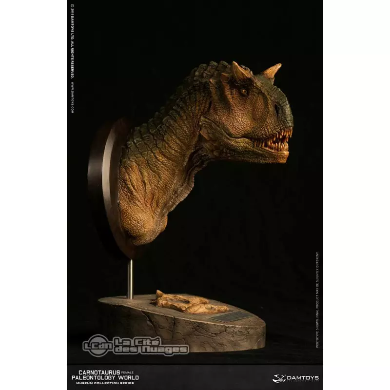 Carnotaurus Female Paleontology World Green Version Buste Series DAMTOYS MUS006 A