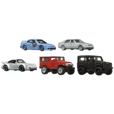 Fast & Furious Set de 5 Véhicules 1/64 Hot Wheels HNW46-979G