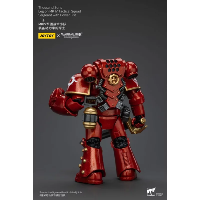 Warhammer The Horus Heresy Action Figurine 1/18 Thousand Sons Legion MK IV Tactical Squad Sergeant with Power Fist 12cm