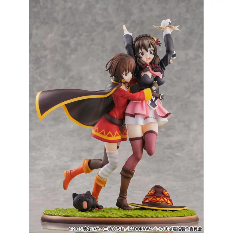 Konosuba: God&#039;s Blessing on This Wonderful World! Figure 1/6 Megumin &amp; Yunyun Futari wa Otomodachi Ver. 26cm