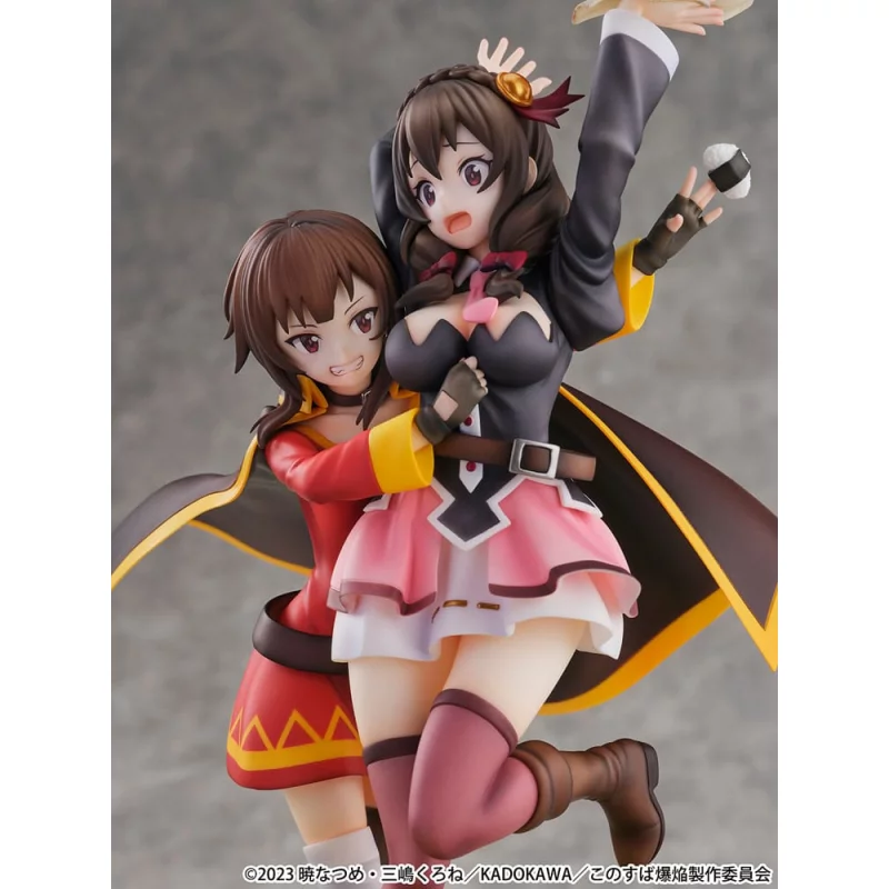 Konosuba: God&#039;s Blessing on This Wonderful World! Figure 1/6 Megumin &amp; Yunyun Futari wa Otomodachi Ver. 26cm