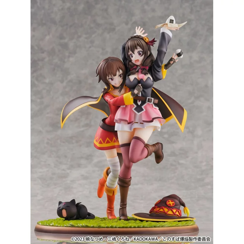 Konosuba: God&#039;s Blessing on This Wonderful World! Figure 1/6 Megumin &amp; Yunyun Futari wa Otomodachi Ver. 26cm