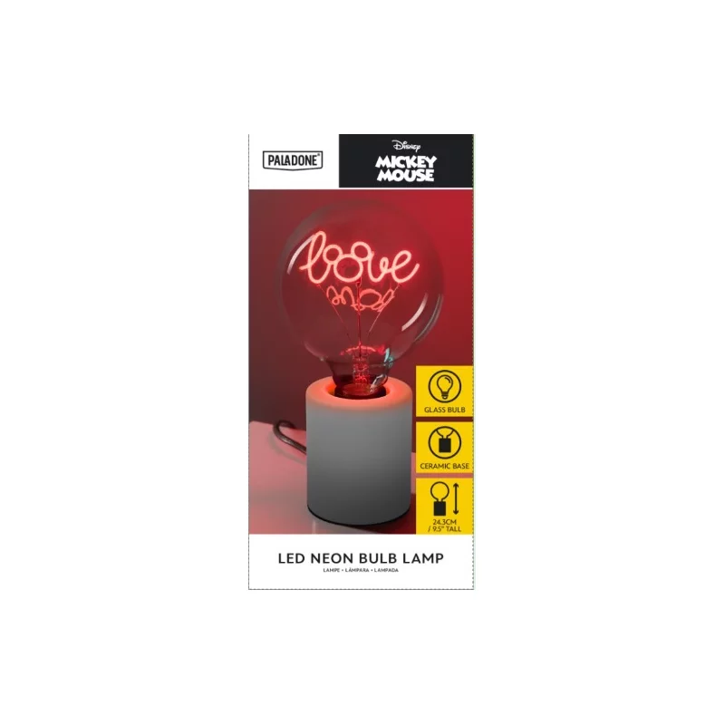 Disney Mickey Lampe Néon LED 24cm
