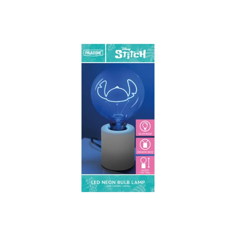 Disney Stitch Lampe Néon LED 24cm