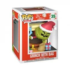 How The Grinch Stole Christmas POP! Deluxe Grinch with Bag Figure 10cm N°35