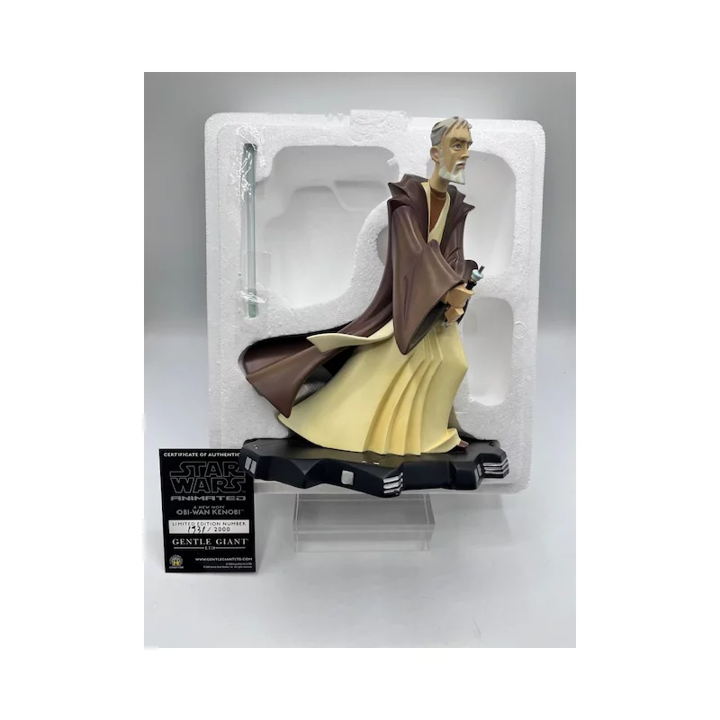 Star Wars A New Hope Statue Obi-Wan Kenobi Animated 23cm (Displayed Model)