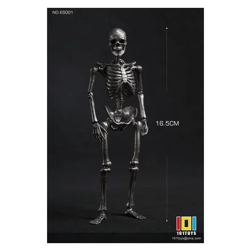 Palm Elf Series No.ES001 Squelette Skeleton Frame (Silver Color Ver.) Action Figurine 1/12 101TOYS