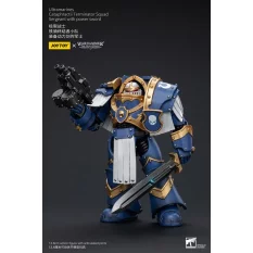 Warhammer The Horus Heresy Action Figure 1/18 Ultramarines Cataphractii Terminator Squad Sergeant with Power Sword 14cm