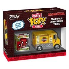 Marvel Bitty Pop! Rides Figurine Deadpool with Chimichanga Truck 2cm