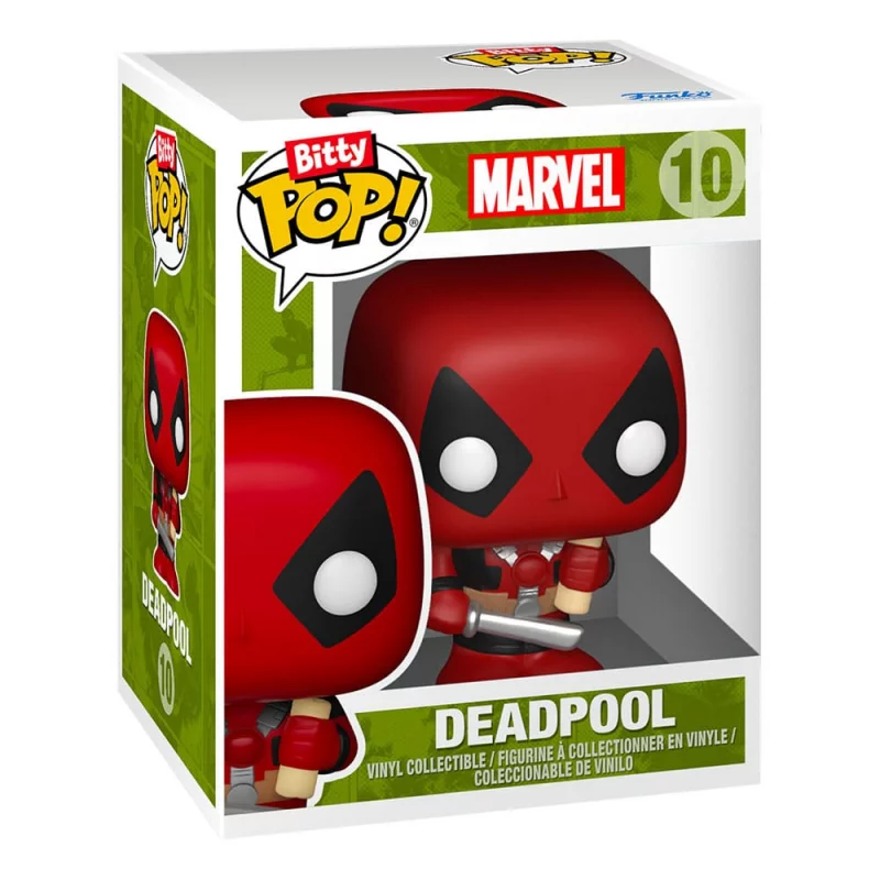 Marvel Bitty Pop! Rides Figurine Deadpool with Chimichanga Truck 2cm