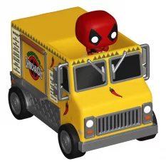 Marvel Bitty Pop! Rides Figurine Deadpool with Chimichanga Truck 2cm
