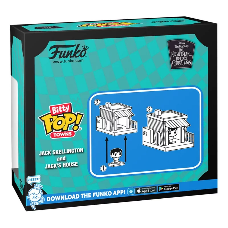 L&#039;étrange Noël de Mr. Jack Bitty Pop! Town Figurine Jack at Home