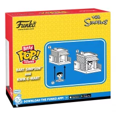 Simpsons Bitty Pop! Town Figure Bart Simpson Kwik-E-Mart