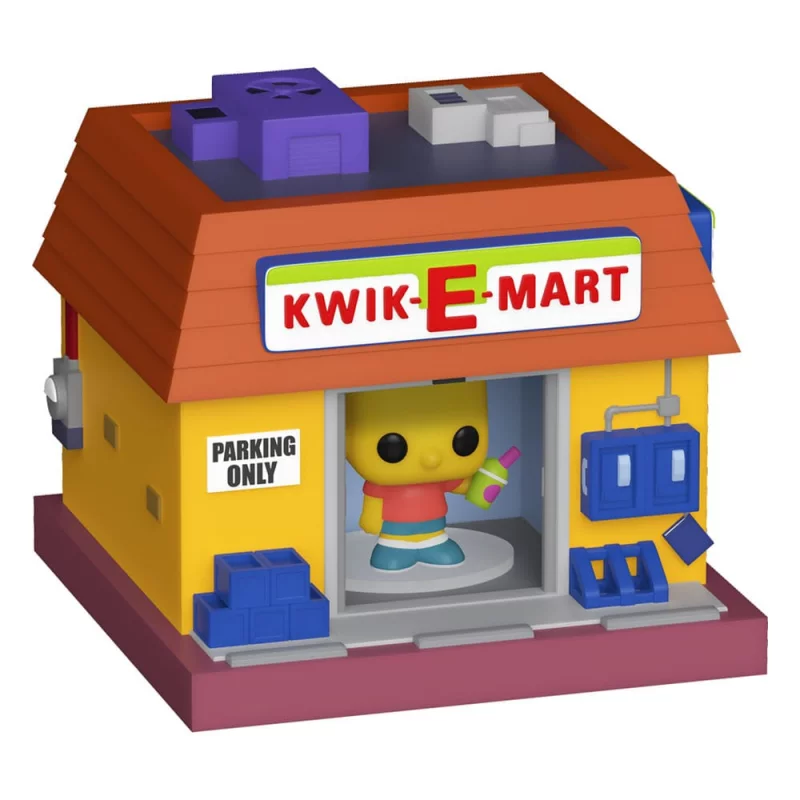 Simpsons Bitty Pop! Town Figure Bart Simpson Kwik-E-Mart