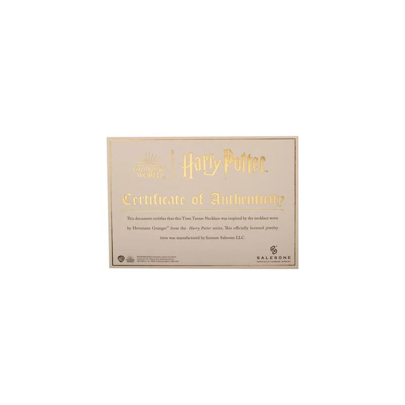 Harry Potter Collier Retourneur de Temps Hermione Granger