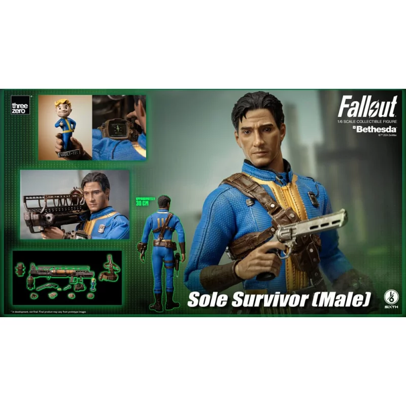 Fallout Collectible Action Figurine 1/6 Sole Survivor (Male) 31cm