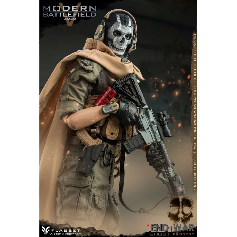 FLAGSET MODERN BATTLEFIELD END WAR GHOST 2.0 1/6 Action