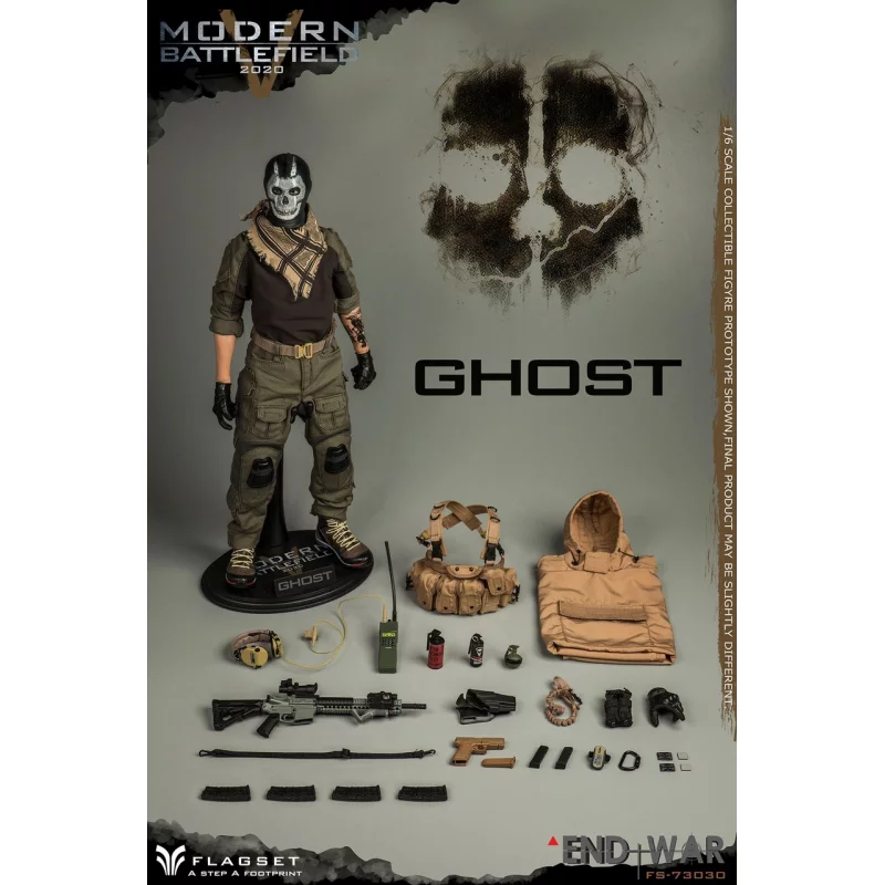 End War Modern Battlefield 2020 Ghost Collectible Action
