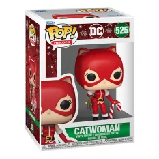 DC Comics POP! Heroes Holiday Noël Catwoman Figurine 10cm N°525