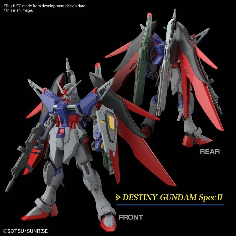HG Gundam Maquette 1/144 Destiny Gundam Spec II &amp; Zeus Silhouette n°258 13cm
