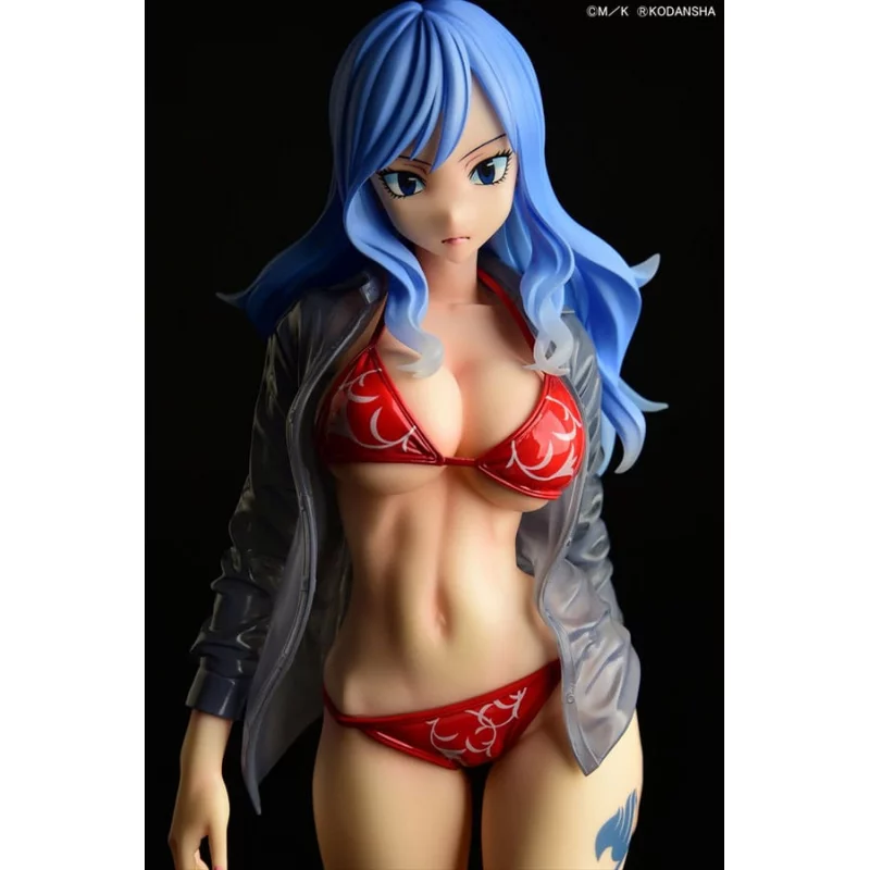 Fairy Tail Figurine 1/6 Jubia Lokser Gravure_Stylesee-through wet shirt Red Bikini!! 25cm