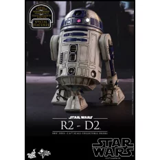 Hot Toys MMS408 Star Wars VII 7 Le Réveil de la Force ( The Force Awakens ) R2-D2 1/6 Collectible Figurine 18cm (Exposé)