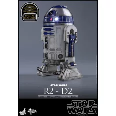 Hot Toys MMS408 Star Wars VII 7 Le Réveil de la Force ( The Force Awakens ) R2-D2 1/6 Collectible Figurine 18cm (Exposé)