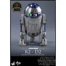 Hot Toys MMS408 Star Wars VII 7 Le Réveil de la Force ( The Force Awakens ) R2-D2 1/6 Collectible Figurine 18cm (Exposé)