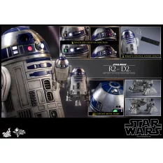 Hot Toys MMS408 Star Wars VII 7 Le Réveil de la Force ( The Force Awakens ) R2-D2 1/6 Collectible Figurine 18cm (Exposé)