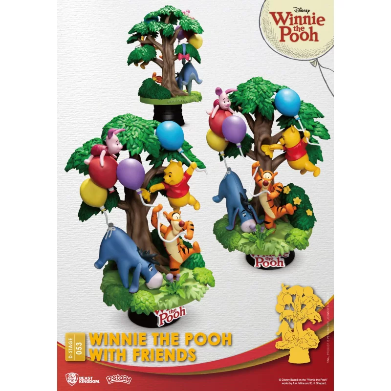 Disney D-Stage PVC Diorama Winnie The Pooh With Friends 16 cm