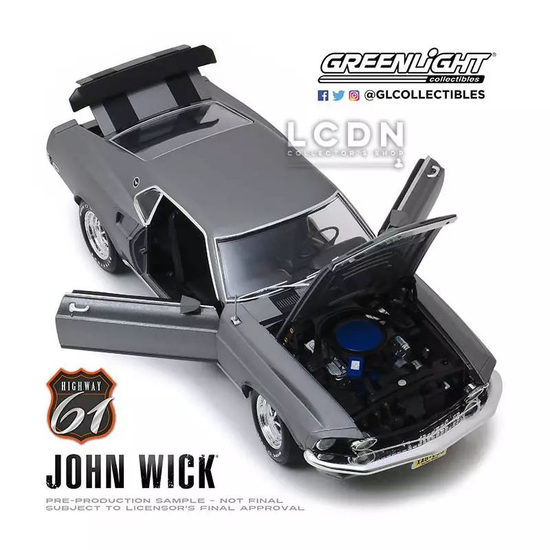 John wick diecast on sale car 1 18