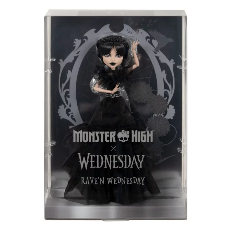 Monster High x Wednesday Poupée Figurine Rave&#039;n Wednesday