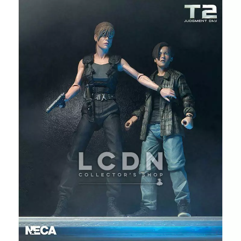 Terminator 2 Judgment Day Action Figure 2-Pack Sarah Connor &amp; John Connor 18 cm (New)