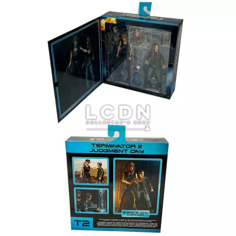 Terminator 2 Judgment Day Action Figure 2-Pack Sarah Connor &amp; John Connor 18 cm (New)