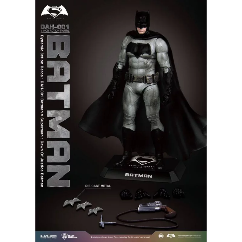 DC Comics Batman v Superman Action Figurine Dynamic Action Heroes 1/9 Batman 20cm