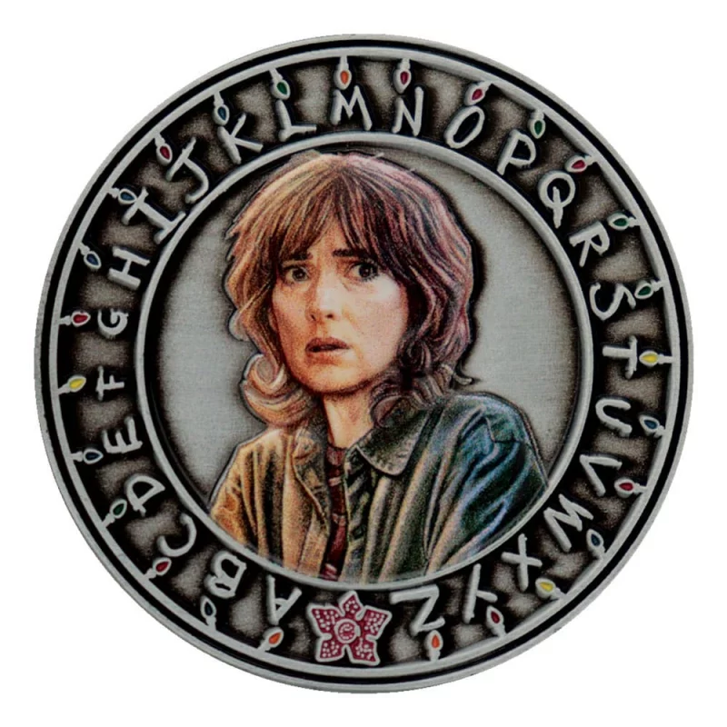 Stranger Things Collectible Coin Will &amp; Joyce 4cm