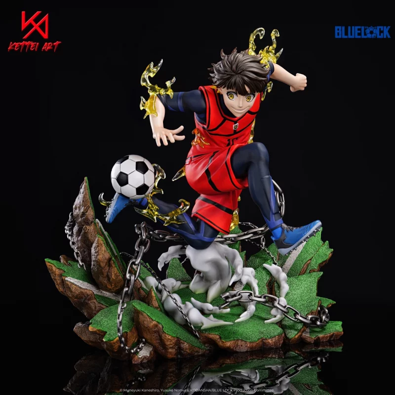 Blue Lock Statue 1/6 Meguru Bachira Originel Statue Collection 36cm