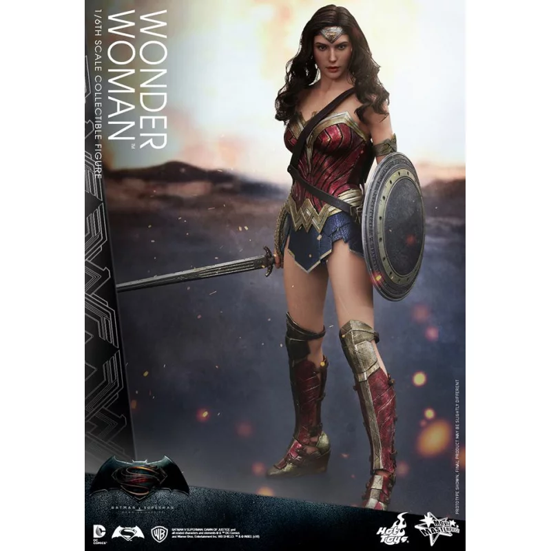 Hot Toys MMS359 Batman v Superman L&#039;Aube de la Justice Wonder Woman Gal Gadot 1/6 Collectible Figurine 29cm (Neuf)