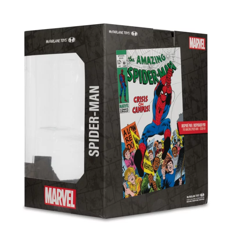 Marvel Collection Figure 1/10 Spider-Man &amp; Scene Gold Label (The Amazing Spider-Man 68) 15cm