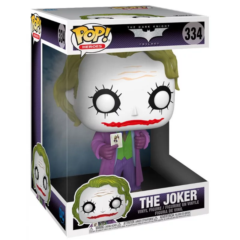 Batman The Dark Knight Trilogy POP! Movies The Joker Super Sized Vinyl Figure 25cm n°334