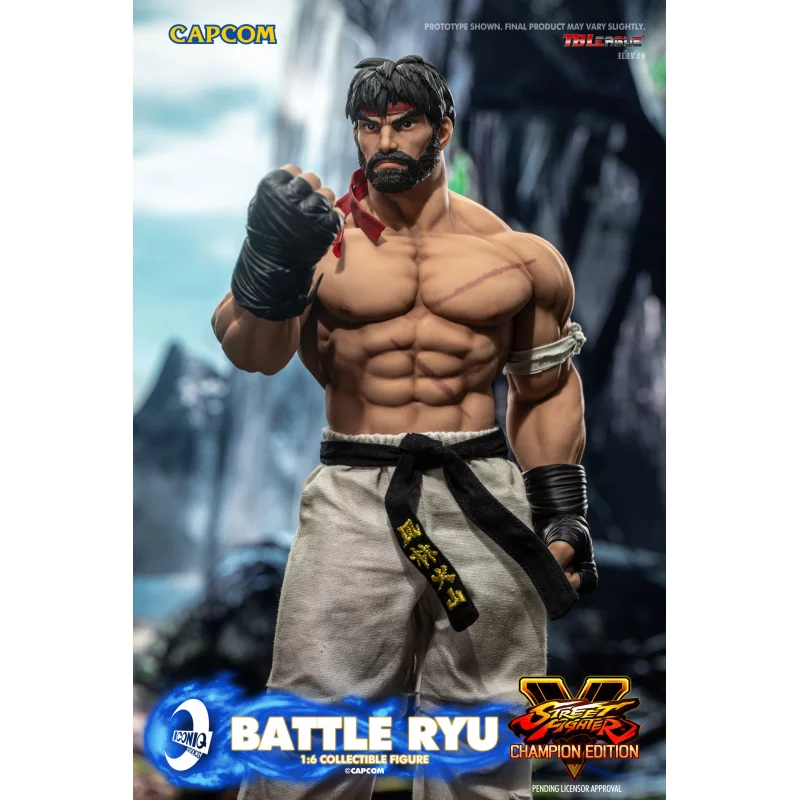 Street Fighter Collectible Action Figure 1/6 Battle Ryu Limited