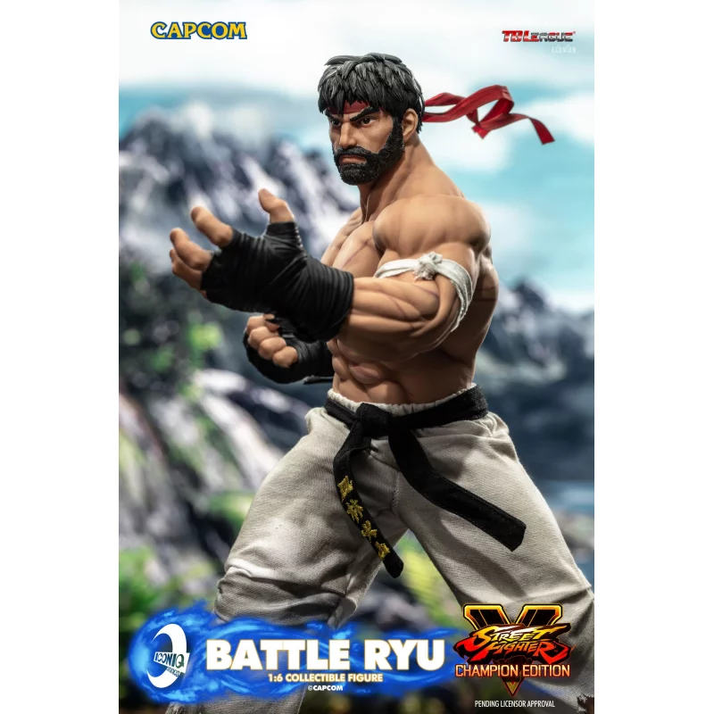 Street Fighter Collectible Action Figure 1/6 Battle Ryu Limited
