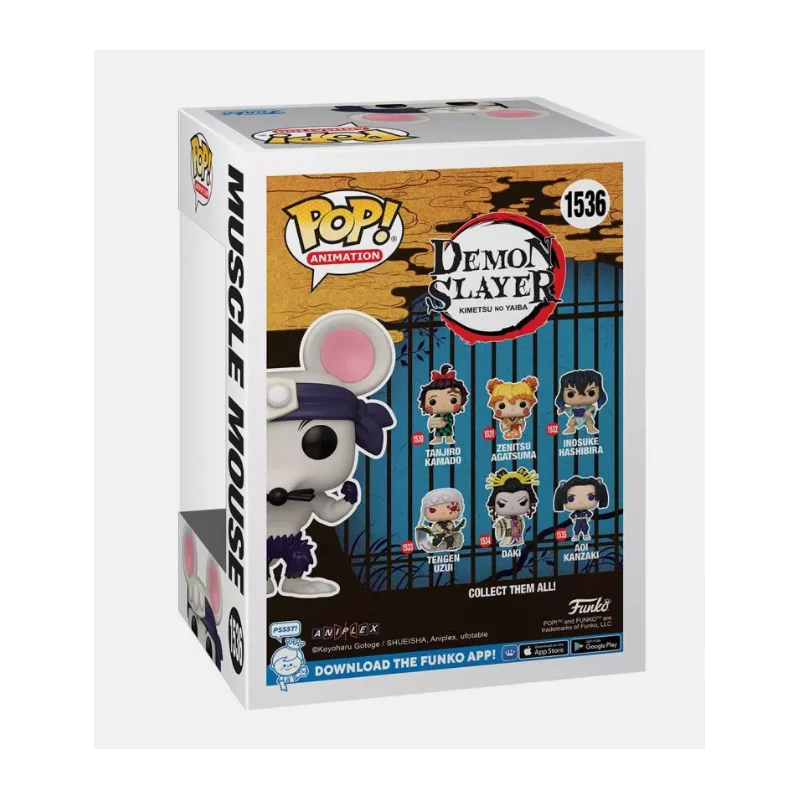 Demon Slayer Kimetsu no Yaiba POP! Animation Muscle Mouse Exclusive Vinyl Figurine 10cm N°1536