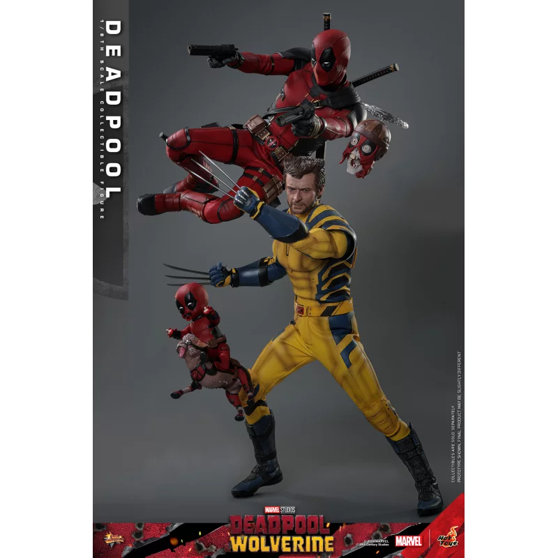 Hot Toys MMS746 Deadpool &amp; Wolverine Collectible Action Figure 1/6 Deadpool Special Edition 31cm