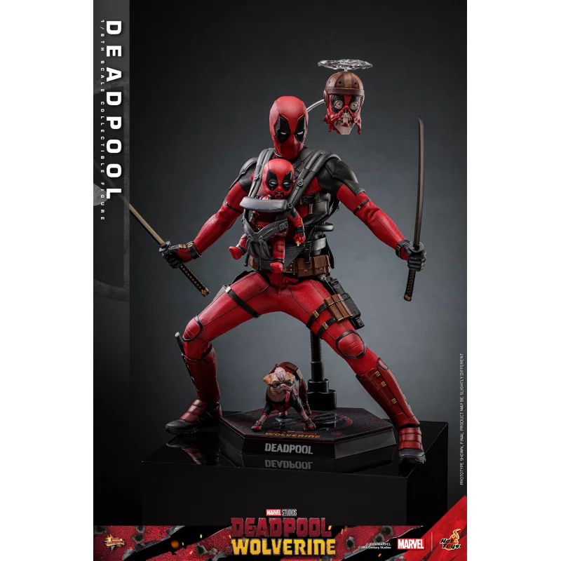 Hot Toys MMS746 Deadpool &amp; Wolverine Collectible Action Figure 1/6 Deadpool Special Edition 31cm
