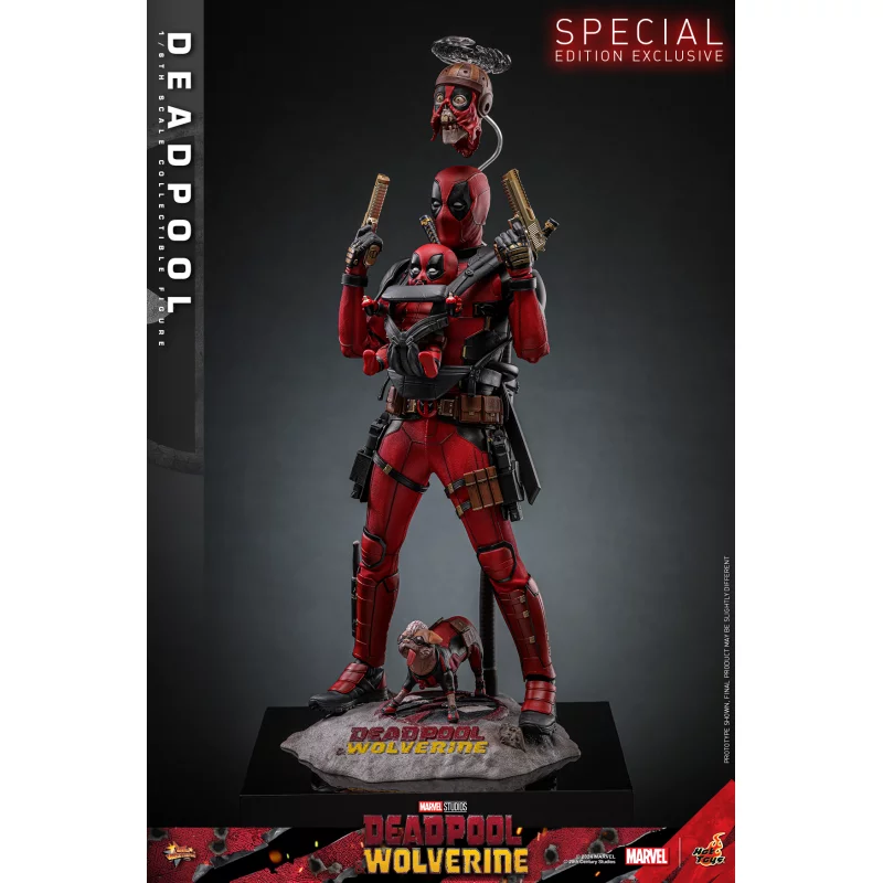 Hot Toys MMS746 Deadpool &amp; Wolverine Collectible Action Figure 1/6 Deadpool Special Edition 31cm