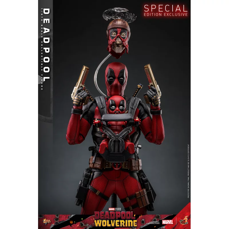 Hot Toys MMS746 Deadpool &amp; Wolverine Collectible Action Figure 1/6 Deadpool Special Edition 31cm