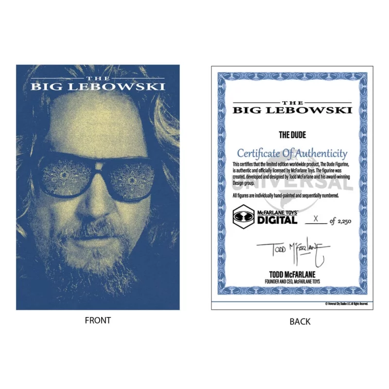 The Big Lebowski statue Movie Maniacs The Dude (McFarlane Digital) 15 cm