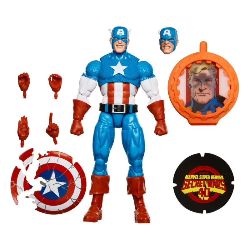Marvel Legends Series Action Figurine Secret Wars Captain America 15cm