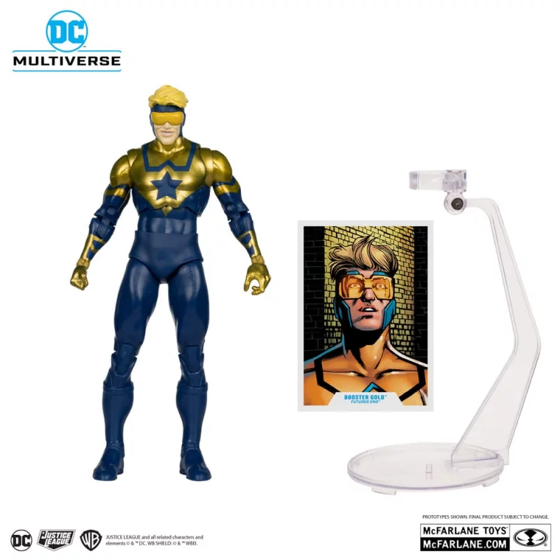 DC Multiverse Set of 3 Action Figures Ambush Bug (DC Classic), Booster Gold (Futures End), Mr. Freeze Wave 18 18cm